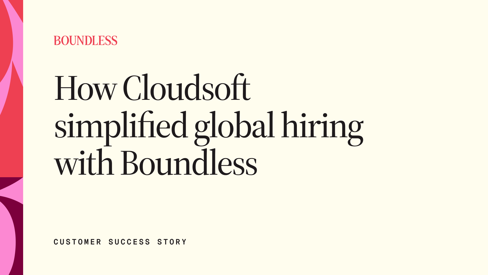 Cloudsoft simplifies employment in France | Boundless