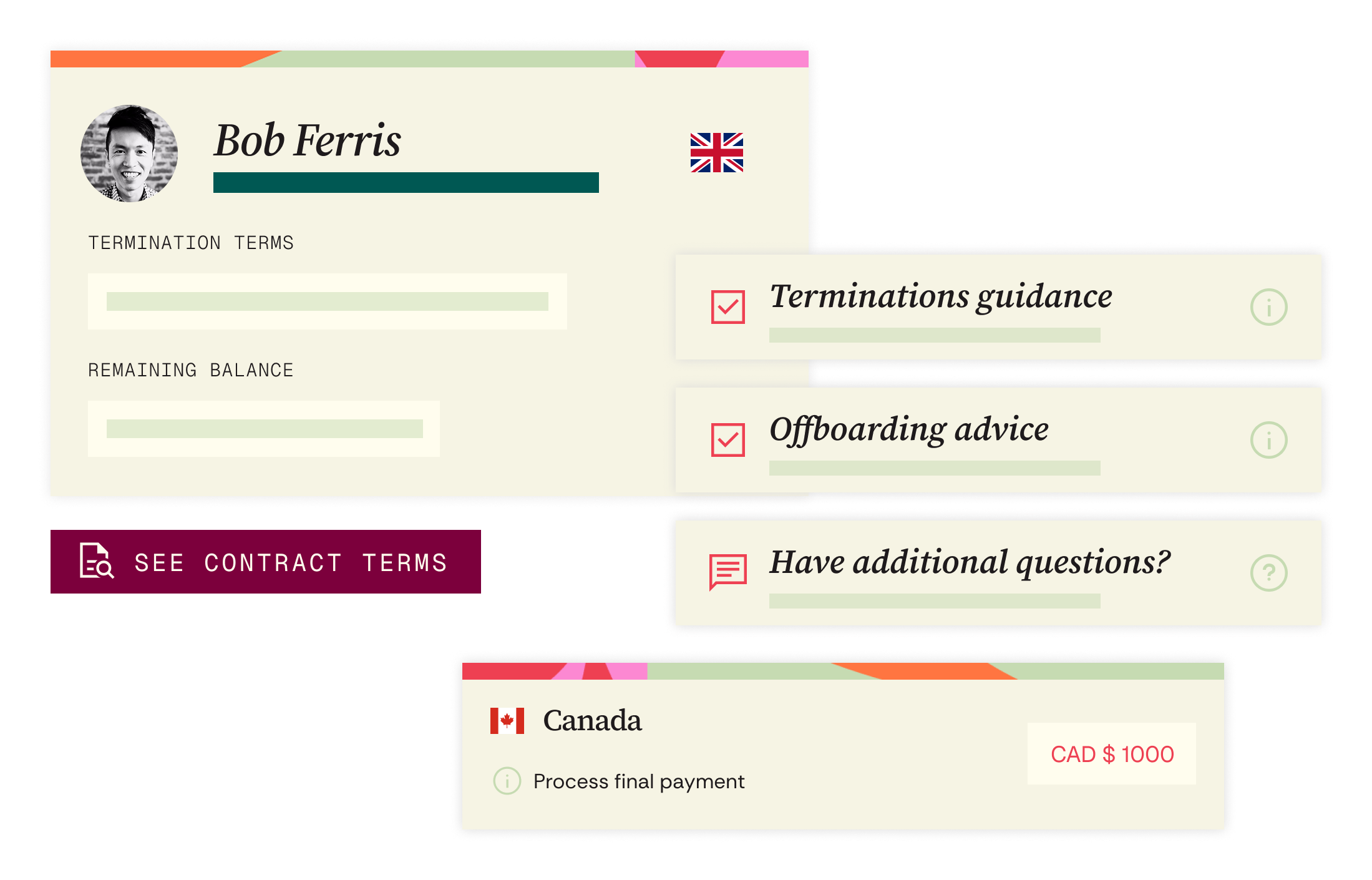 Terminations via Agent of Record